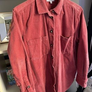 Madewell Corduroy Sunday Shirt in Rose Dust